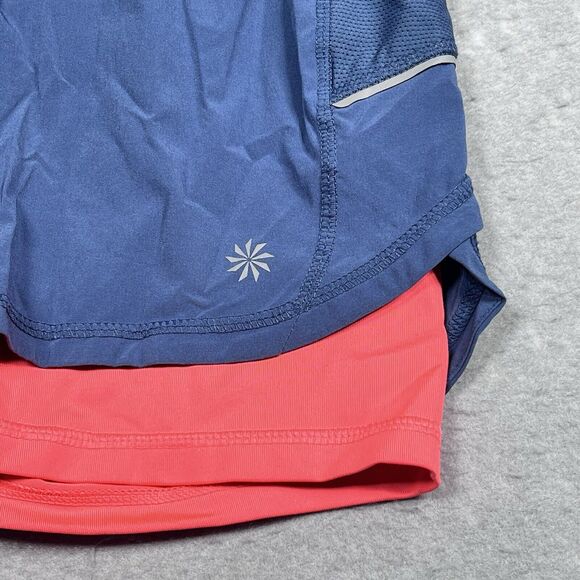 Athleta  Shorts Womens S Ready Set Go 2 in 1 Running Elastic Waist Athleisure - Picture 5 of 15
